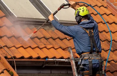 Démoussage et hydrofuge de toiture à Lye